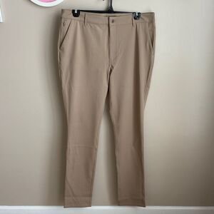 True Classic Travel Chino Men’s khaki slim stretch dress pant slacks 38 x 36 NEW